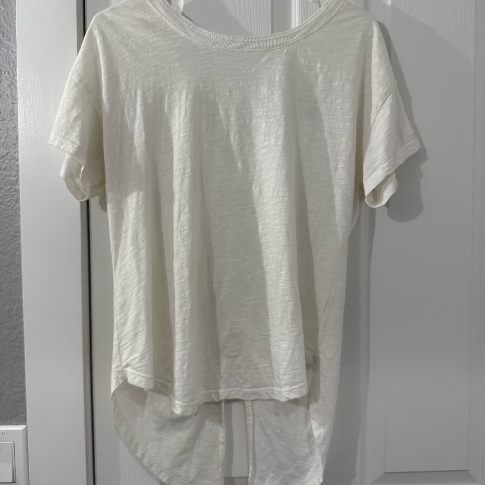 Pilcro Off-White Short Sleeve Tee